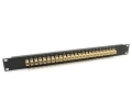 19 1U Panel with 24 Simplex SC Beige Adapters