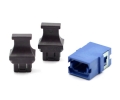 Blue MTP Adapter SC Footprint Reduced Flange