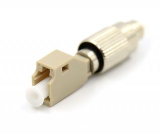 FC Male LC Female 625/125 Hybrid Adapter