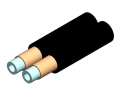 2mm Duplex Furcation Tubing for 900m Black
