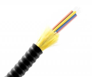 6 Fiber Armored Indoor / Outdoor Cable OS2 OFNR