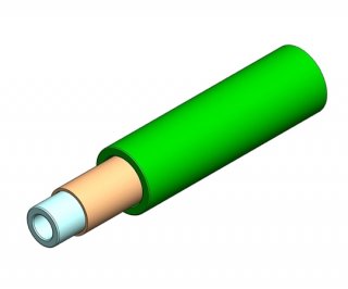 2mm Simplex Furcation Tubing for 900m Green