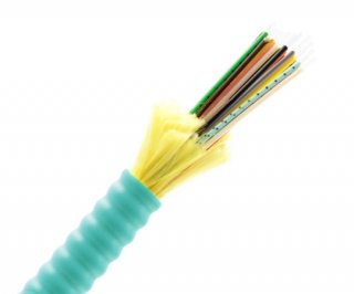 24 Fiber Armored Distribution Cable OM3 OFNP