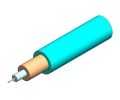 3mm Simplex Multimode OM3 Cable Aqua LSZH