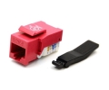 Cat6 Keystone Jack Toolless Type Red