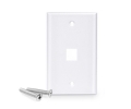 1 Port Keystone Wall Plate Single Gang