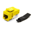 Cat6 Keystone Jack Toolless Type Yellow