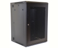 18U Wall Mount Equipment Cabinet Mesh Door Double