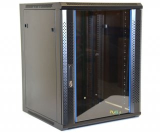 15U Wall Mount Equipment Cabinet Vented Border Single
