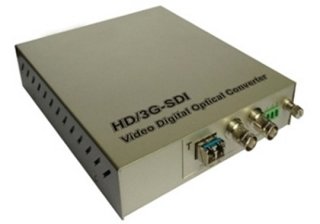 1 Channel 3G HD 1080p Video Over Fiber Optic Converter with Data
