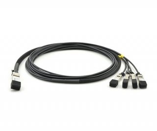 Extreme Networks 10202 Compatible 40G QSFP to SFP DAC Cable