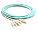 3m 6 Fiber SC Pigtail Multimode OM3