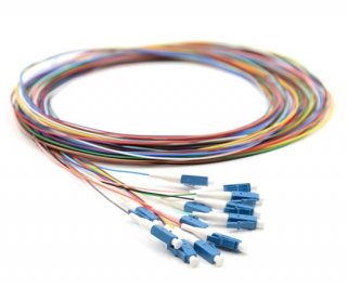 3m 12 Fiber LC Pigtail Singlemode OS2