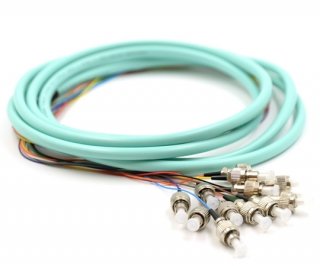 3m 12 Fiber FC Pigtail Multimode OM3