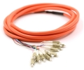 3m 12 Fiber LC Pigtail Multimode OM1
