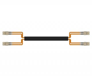 4 Fiber Multimode OM1 Custom Indoor/Outdoor Fiber Cable Assembly