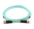 4m ST to ST Duplex OM3 Armored Fiber Cable