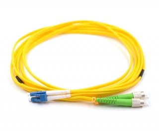 10m LC to FC/APC Duplex Singlemode Patch Cable