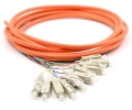3m 12 Fiber SC Pigtail Multimode OM1