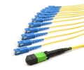 1m MTP Male to 12 SC UPC 12 Fiber Singlemode OS2 9/125 Fanout Cable 1m MTP Male to 12 SC UPC 12 Fiber Singlemode OS2 9/125 Fanout Cable
