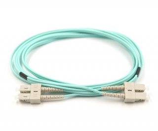15m SC to SC Duplex OM3 Multimode Patch Cable