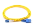 7m LC to SC Duplex Singlemode Armored Fiber Cable