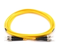 4m ST to ST Duplex Singlemode Armored Fiber Cable