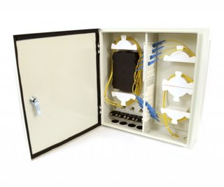 48 Adapter Slot Outdoor Wall Mount Box Single Door