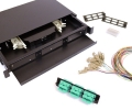 12 Fiber SC OM3 50/125 1U Splicing Patch Panel Kit