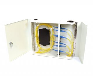 24 Adapter Slot Indoor Wall Mount Box 2 Doors