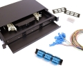 12 Fiber SC 9/125 1U Splicing Patch Panel Kit