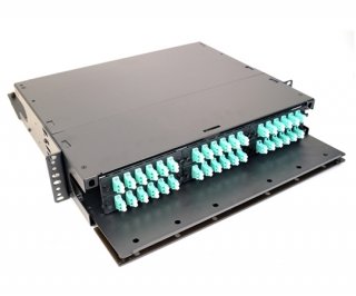 2U 19 Patch Panel for 6 LGX Adapter Plates