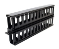 1U Dual Sided Cable Management Panel Finger Duct