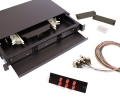 24 Fiber ST OM3 50/125 1U Splicing Patch Panel Kit