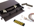 24 Fiber FC/APC 9/125 1U Splicing Patch Panel Kit