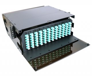 4U 19 Patch Panel for 12 LGX Adapter Plates