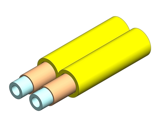 3mm Duplex Furcation Tubing for 900m Yellow 3mm Duplex Furcation Tubing for 900m Yellow