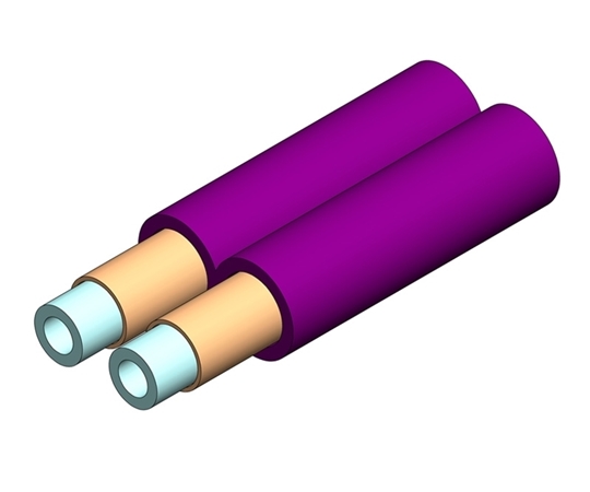 2mm Duplex Furcation Tubing for 900m Purple 2mm Duplex Furcation Tubing for 900m Purple