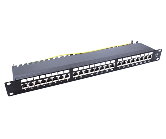 Cat5e FTP 19inch 1U Patch Panel Krone IDC 24Port Cat5e FTP 19inch 1U Patch Panel Krone IDC 24Port