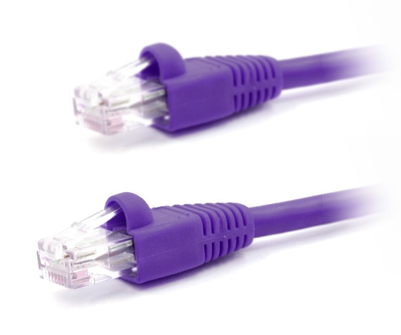 25ft Cat5e 350MHz UTP Ethernet Purple