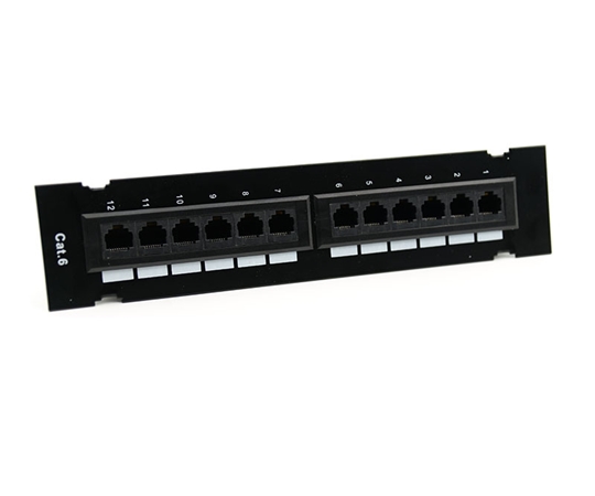 Cat6 Mini Patch Panel 110 Type 12 Port wall mountable Cat6 Mini Patch Panel 110 Type 12 Port wall mountable