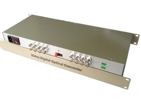 16 Channel Video Over Fiber Optic Converter with Data 16 Channel Video Over Fiber Optic Converter with Data