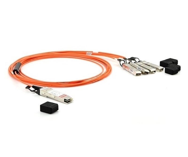 Cisco QSFP4X10GAOC15M Compatible 40G QSFP to 4 SFP Breakout Active Optical Cable AOC