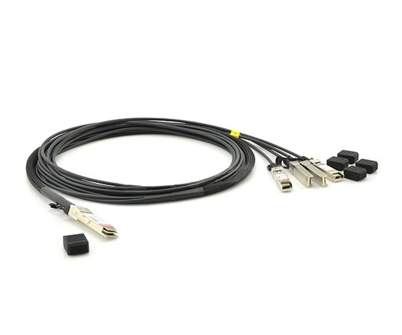 Brocade 40GQSFP4SFPC0101 Compatible 40G QSFP to SFP DAC Cable