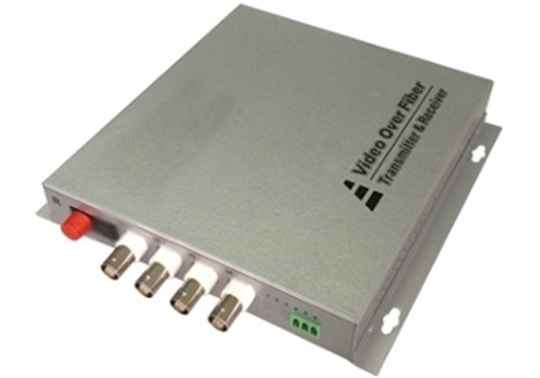 4 Channel Video Over Fiber Optic Converter 4 Channel Video Over Fiber Optic Converter