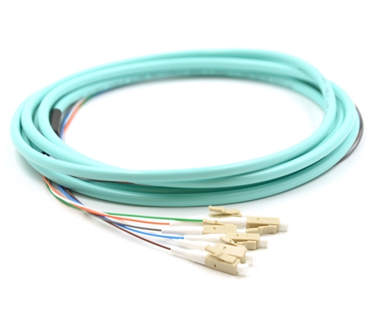 3m 6 Fiber LC Pigtail Multimode OM3 3m 6 Fiber LC Pigtail Multimode OM3