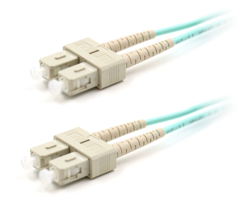 25m SC to SC Duplex OM3 Armored Fiber Cable