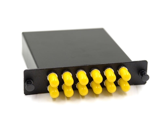 12 Fiber MTP Cassette OM3 ST to MTP Std Male 12 Fiber MTP Cassette OM3 ST to MTP Std Male