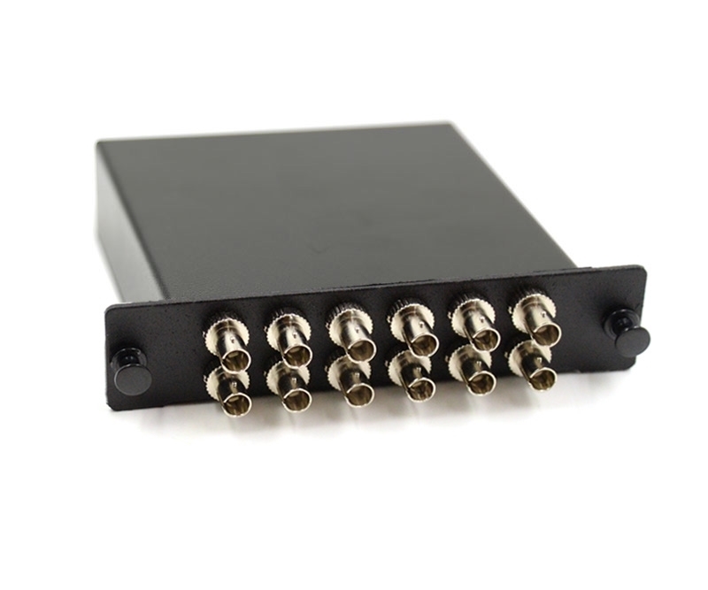 12 Fiber MTP Cassette OM3 ST to MTP Std Male