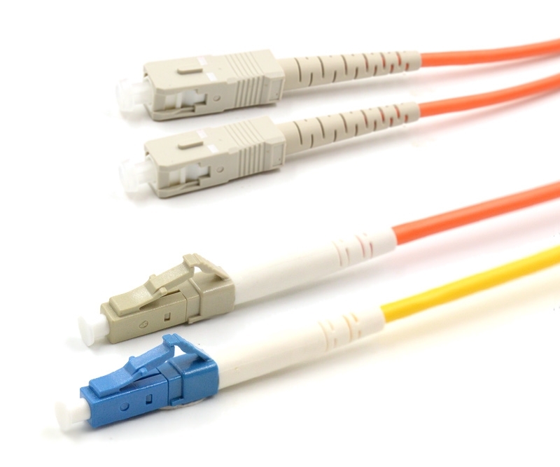 10m LC to SC Duplex OM1 Mode Conditioning Cable